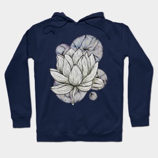 Lotus flower abstract IV Hoodie